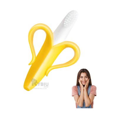 CHUPETE RYBIU MASTICABLE BEBE EN AMARILLO + POST-IT ADHESIVOS