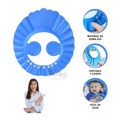 SOMBRERO RYBIU ACUATICO NIÑOS PEQUEÑOS AZUL + REGALO AGENDITA