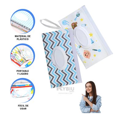 ENVASE PARA PANITOS DE BEBE SET 2 Y+POST-IT ADHESIVOS