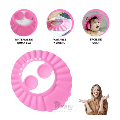 SOMBRERO RYBIU DIVERTIDO BAÑO ROSADO + ENVOLTORIO REGALO