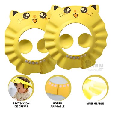 SOMBRERO RYBIU COMODA BEBES AMARILLO + ENVOLTORIO REGALO