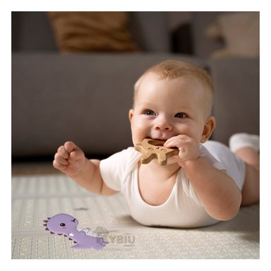 MORDEDOR RYBIU RESISTENTE NIÑOS LILA + REGALO STICKERS