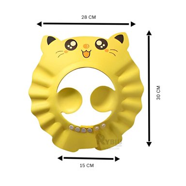 TIARA CUIDADO ASEO RYBIU AMARILLO + LIGAS REGALO