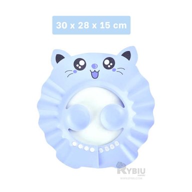 TIARA RYBIU DISEÑADO NIÑOS CELESTE + REGALO LIGAS PEINAR