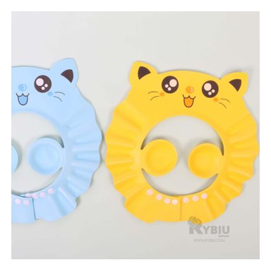 CORONA RYBIU GORRO AJUSTABLE DUCHA EN FORMA GATO AMARILLO