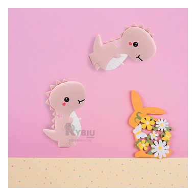 MORDEDOR RYBIU LIVIANO INFANTES EN ROSADO + PAPEL REGALO