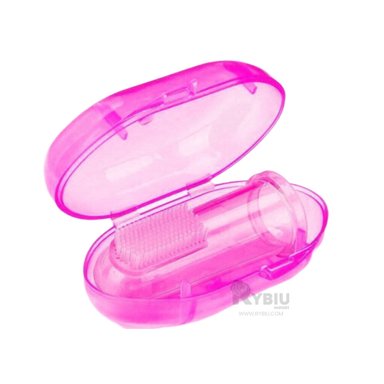 CEPILLO RYBIU BB32648 ROSADO DEDAL UTIL LIMPIEZA BUCAL + POST-IT ADHESIVOS