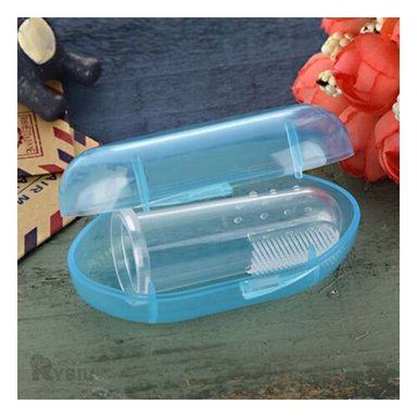 CEPILLO DENTAL RYBIU BB32649 AZUL DEDAL BEBE + PAPEL REGALO