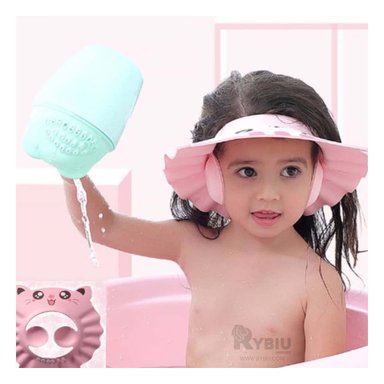 SOMBRERO RYBIU DINAMICO EN FORMA GATO ROSADO + REGALO STICKERS