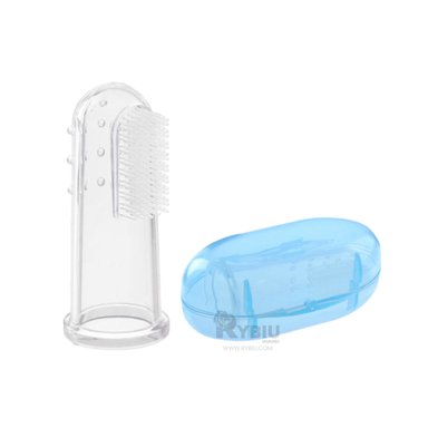 CEPILLO RYBIU BB32649 AZUL DEDAL DENTRIFICO + BANDERITAS ADHESIVAS