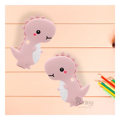 MORDEDOR RYBIU TAMAÑO EXCELENTE EN ROSADO + PAPEL REGALO