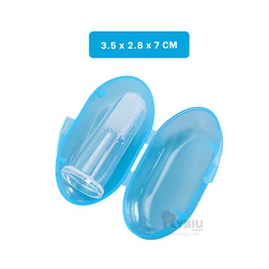 CEPILLO RYBIU BB32649 AZUL DEDAL MOLAR INFANTIL + LIGAS REGALO