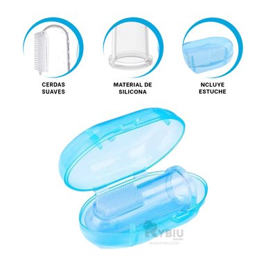 CEPILLO RYBIU BB32649 AZUL DENTARIO BEBE + PAPEL REGALO
