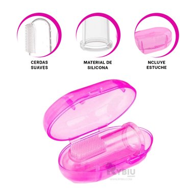 CEPILLO RYBIU BB32648 ROSADO DENTARIO BEBE + PAPEL REGALO