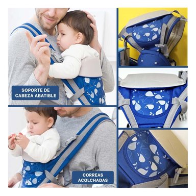 MORRAL RYBIU UTIL BEBE AZUL + LIGAS REGALO - 5