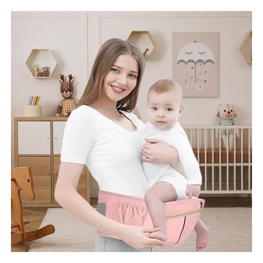 CANGURO RYBIU MODERNO BALLENITA ROSADO + REGALO AGENDITA