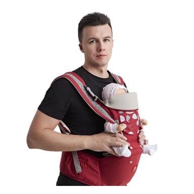 MORRAL RYBIU UTIL BEBE GUINDA + LIGAS REGALO - 3
