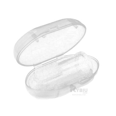 CEPILLO RYBIU BB32650 TRANSPARENTE DEDAL MODERNO BUCAL + POST-IT ADHESIVOS