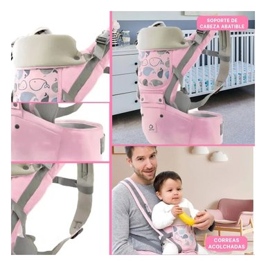MORRAL RYBIU UTIL BEBE ROSADO + LIGAS REGALO - 5