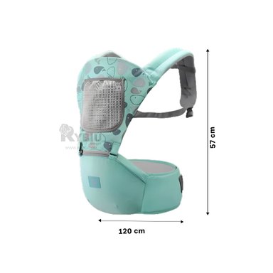 MORRAL RYBIU PRACTICA BALLENA VERDE + REGALO LIGAS PEINAR - 5