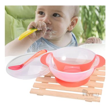 CUENCO RYBIU BEBE SENCILLO LAVAR ROJO + REGALO AGENDITA