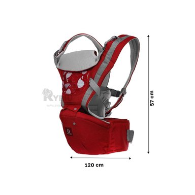 MORRAL RYBIU PRACTICA BALLENA GUINDA + REGALO LIGAS PEINAR