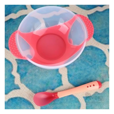 CUENCO RYBIU DISEÑO MODERNO ROJO + PAPEL REGALO