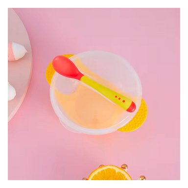 CUENCO RYBIU SEGURO BEBE AMARILLO + PAPEL REGALO