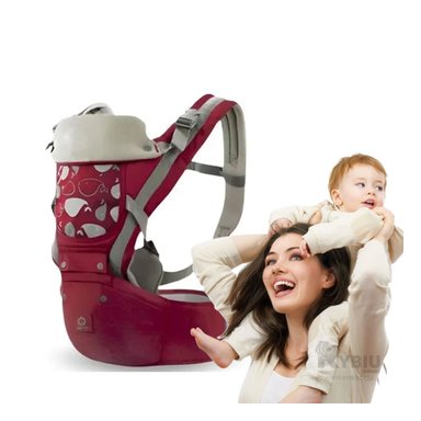 MOCHILA RYBIU RESISTENTE BEBE BALLENIA GUINDA + GIFT STICKERS