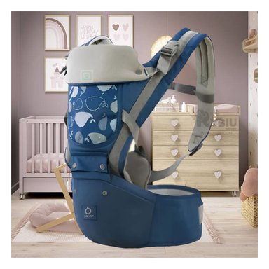 MORRAL RYBIU TIERNO BALLENITA AZUL + BANDERITAS ADHESIVAS