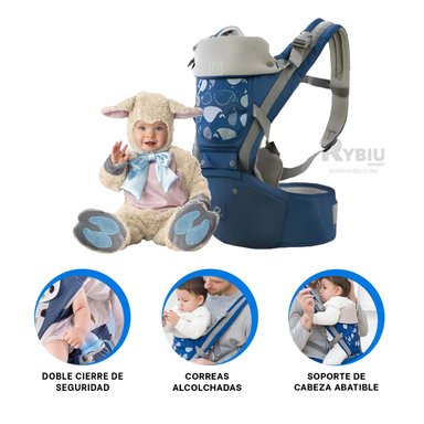 MORRAL RYBIU TIERNO BALLENITA AZUL + BANDERITAS ADHESIVAS - 3