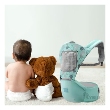 CANGURO RYBIU ERGONOMICO BALLENITA VERDE + REGALO STICKERS