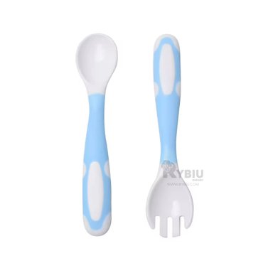 CUBIERTOS RYBIU BB32652 CELESTE SEGURO TENEDORES + POST-IT ADHESIVOS