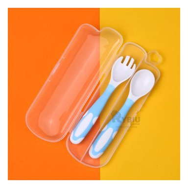 JUEGO TENEDOR RYBIU BB32652 CELESTE BEBE + REGALO AGENDITA