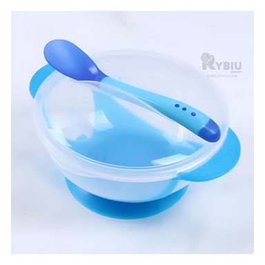 CUENCO RYBIU SEGURO BEBE AZUL + PAPEL REGALO