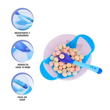TAZON RYBIU AGARRE FIRME BEBE AZUL + REGALO STICKERS - 3