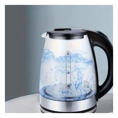 JARRA RYBIU EL30692 1800ML MODERNA Y ELEGANTE TRANSPARENTE + REGALO AGENDITA