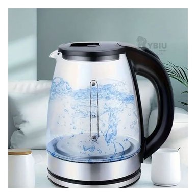 JARRA RYBIU EL30692 2L COMPACTA Y FUNCIONAL TRANSPARENTE + REGALO STICKERS