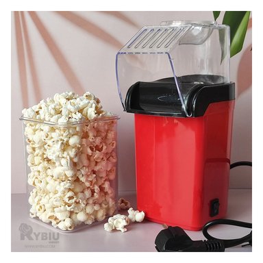 MÁQUINA POPCORN RYBIU EL30697 HACER CANCHITA COLOR ROJO + PAPEL REGALO