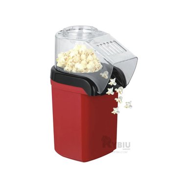 MÁQUINA POPCORN RYBIU EL30697 ARTEFACTO COMPACTO PORTATIL COLOR ROJO + GIFT STICKERS