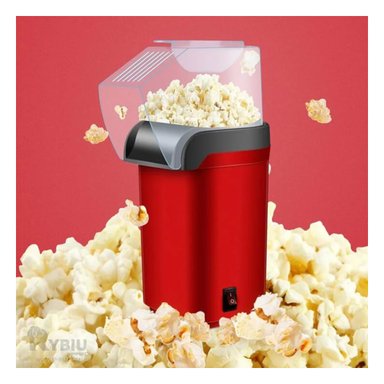 MÁQUINA POPCORN RYBIU EL30697 FACIL LIMPIEZA COLOR ROJO + REGALO STICKERS