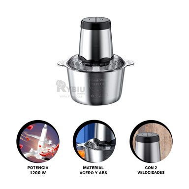 MOLEDORA RYBIU 8603 1200 W IDONEA CON ACCESORIOS 3L + BANDERITAS ADHESIVAS