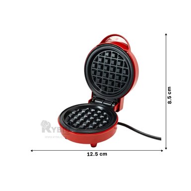 TOSTADOR RYBIU EL30705 FUNCIONAL GOFRES EN ROJO + REGALO LIGAS PEINAR