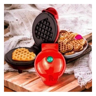 WAFLERA RYBIU EL30705 EN MINIATURA FORMA CIRCULO ROJO + PAPEL REGALO