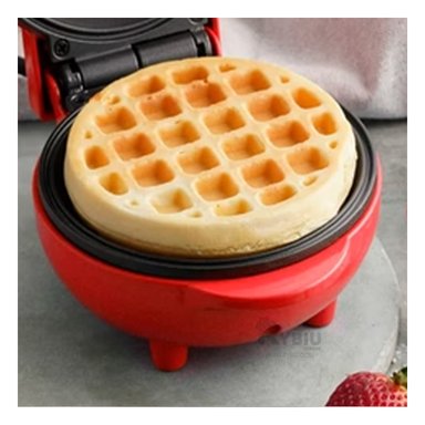 WAFLERA RYBIU EL30705 MAQUINA ANTIADHERENTE POSTRES EN ROJO + GIFT MINIAGENDA