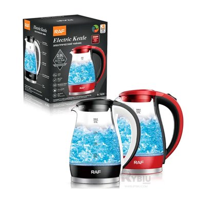 HERVIDOR RYBIU R7820 2L VERSATIL EN COLOR NEGRO + REGALO STICKERS