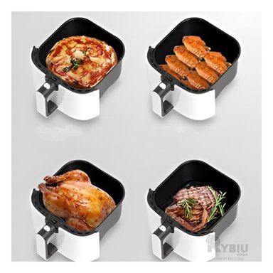 FREIDORA RYBIU R7041 4L DIGITAL PARA DIETAS COLOR BLANCO + REGALO STICKERS