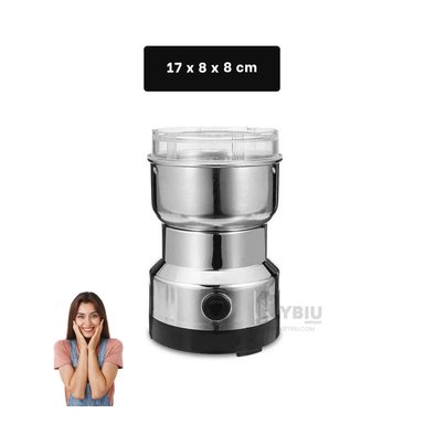 MOLINILLO DE ESPECIAS EN PLATEADO Y+REGALO LIGAS PARA PEINAR