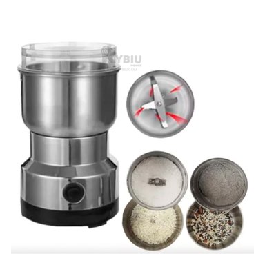 MAQUINA DE MOLIDO DE GRANOS RYBIU R7114 EN PLATEADO+ GIFT MINIAGENDA