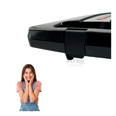 TOSTADOR RYBIU EL32290 4 SANDWICHES PORTATIL EN NEGRO + REGALO STICKERS